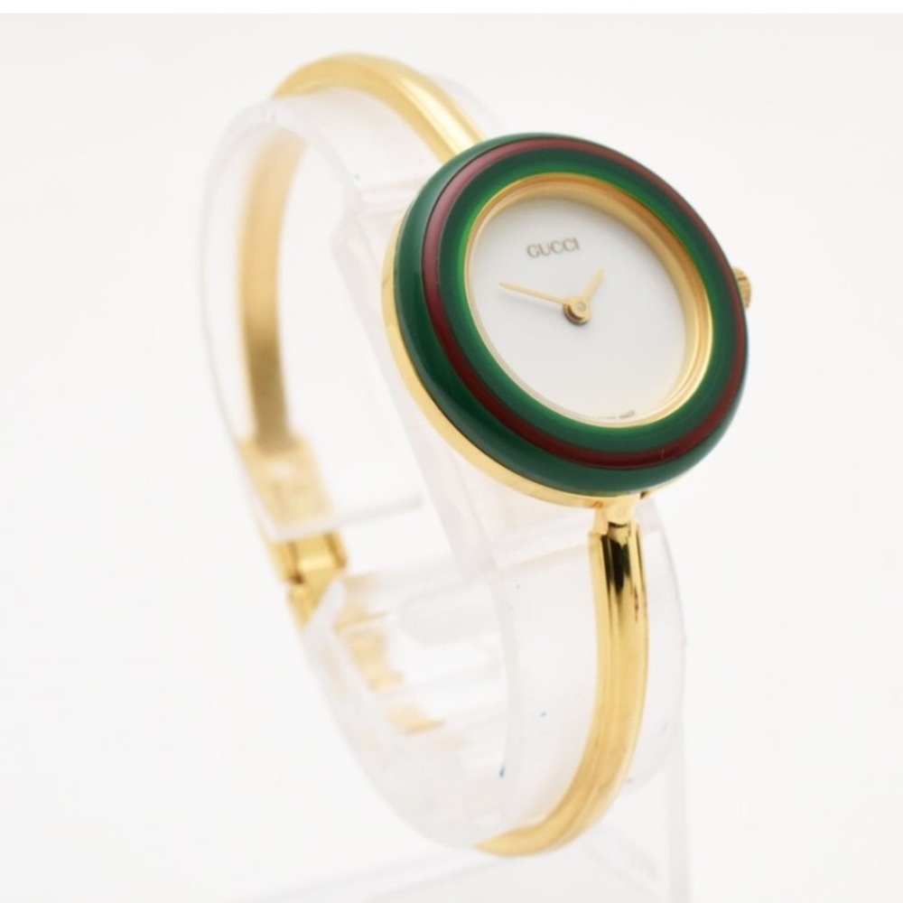 14K Gold Plated Gucci Watch RARE Collectors! - Picture 6 of 10